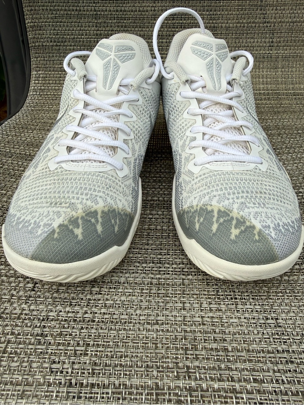 Nike Mamba Rage Pure Platinum Men’s Kobe Bryant White 908972-100 Size 9.5 - Picture 10 of 16